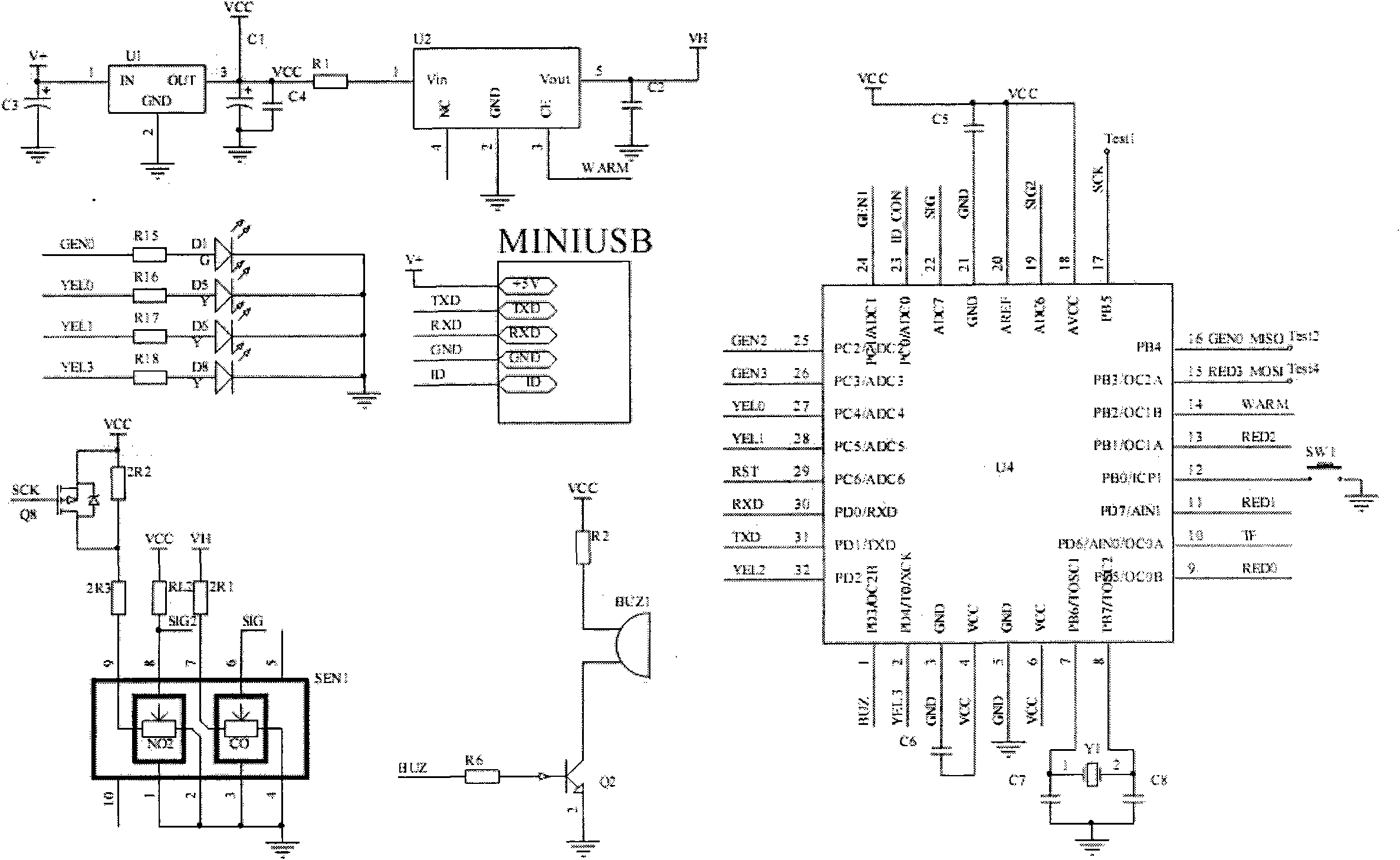 AQS (Air Quality System) implementing method and system applied to automobile afterloading modification