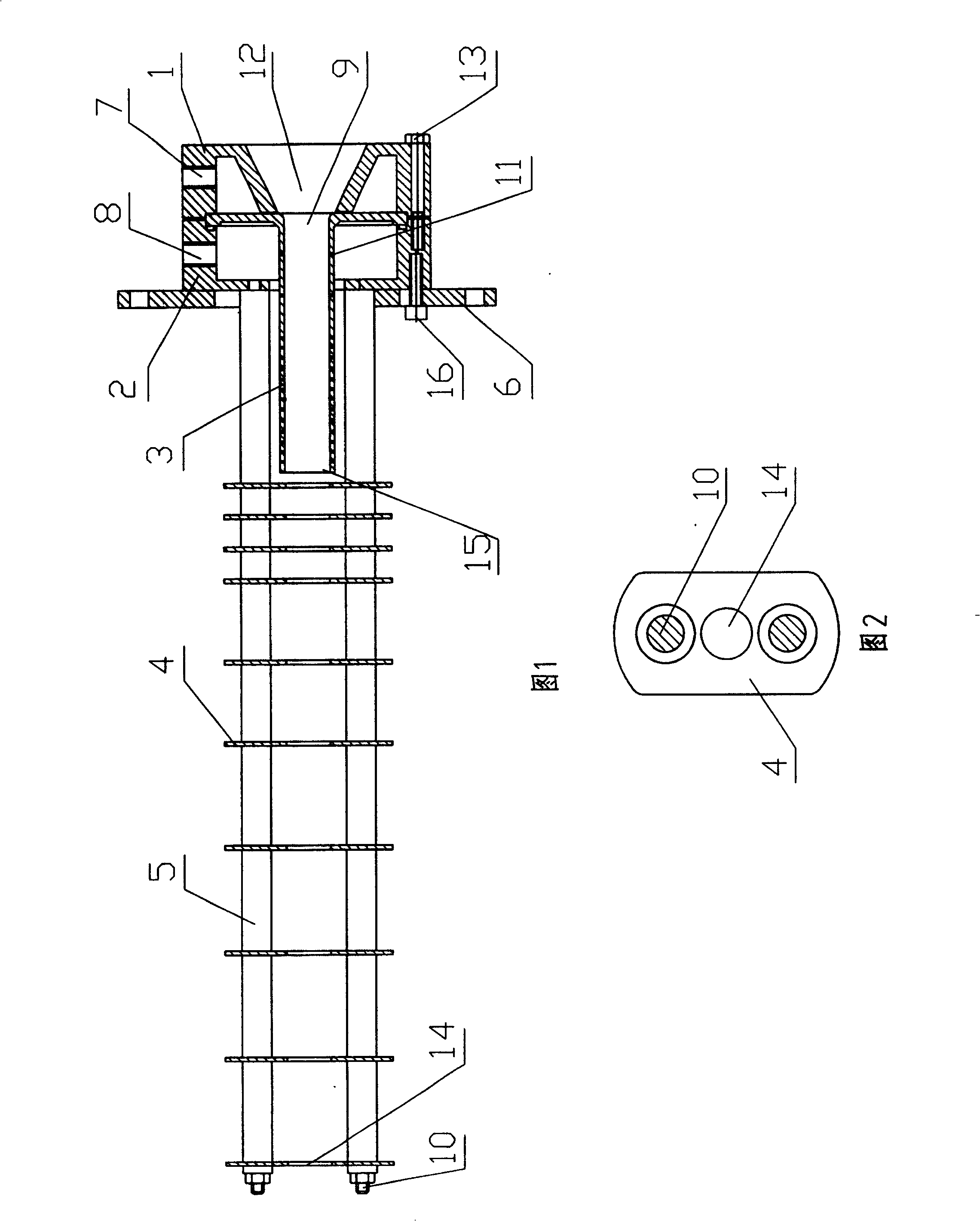 Water immersion type plastic pipe sizing device