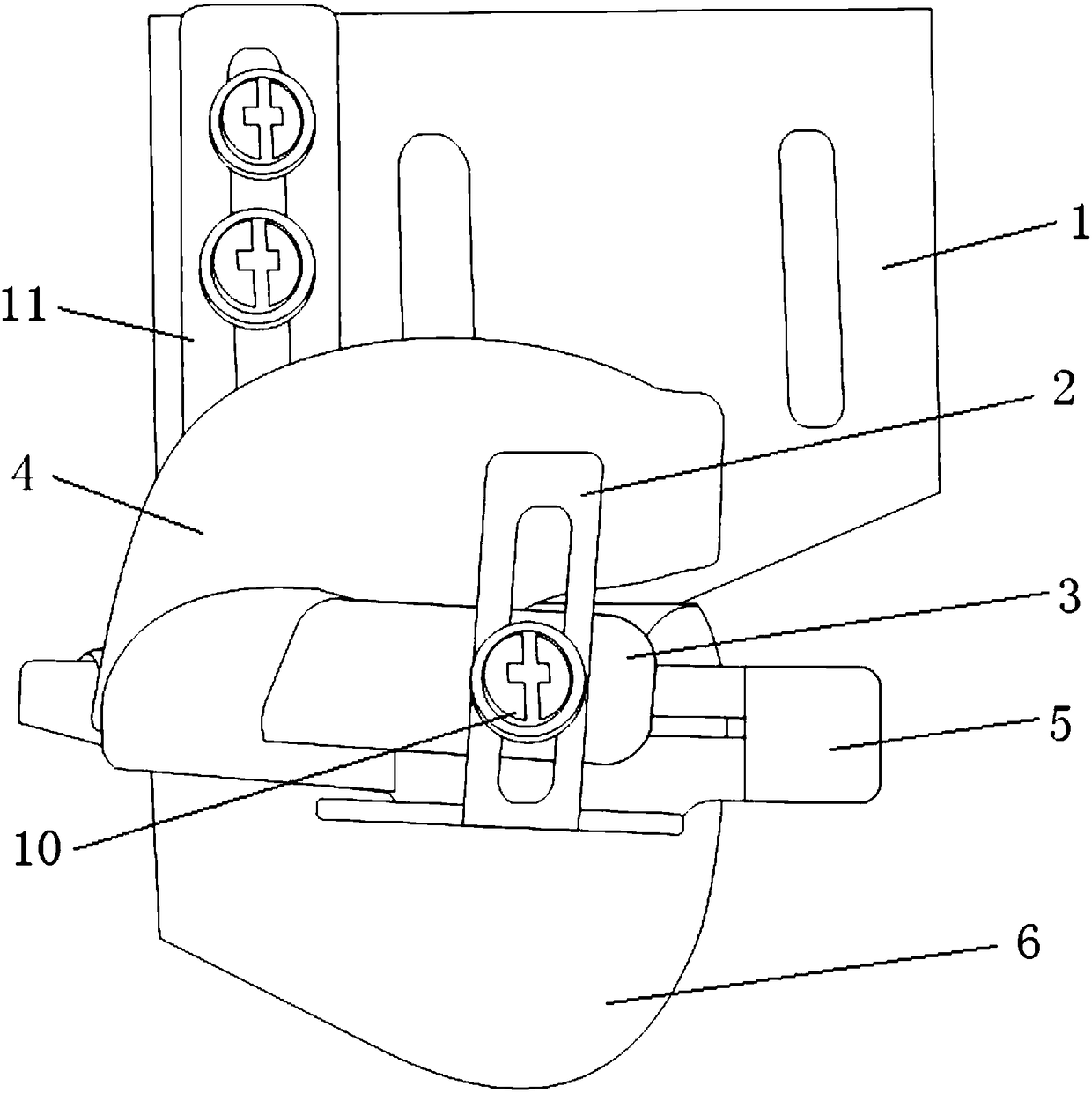 Garment piece yoke sewing die