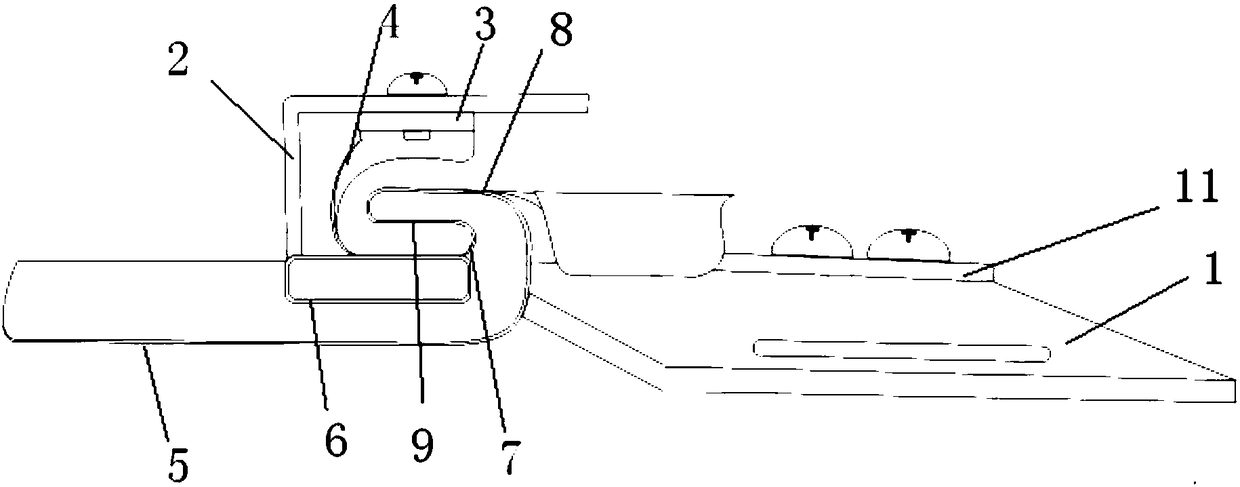 Garment piece yoke sewing die