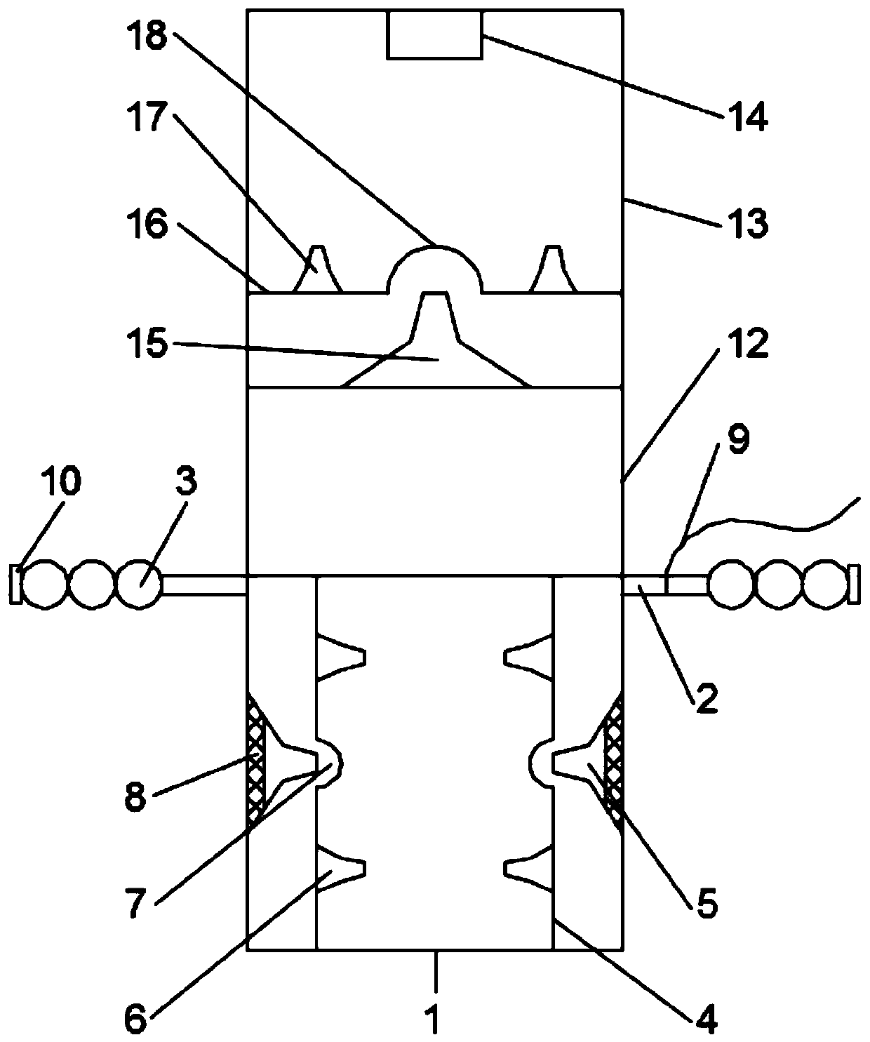 Auxiliary device for collecting aquatic insects