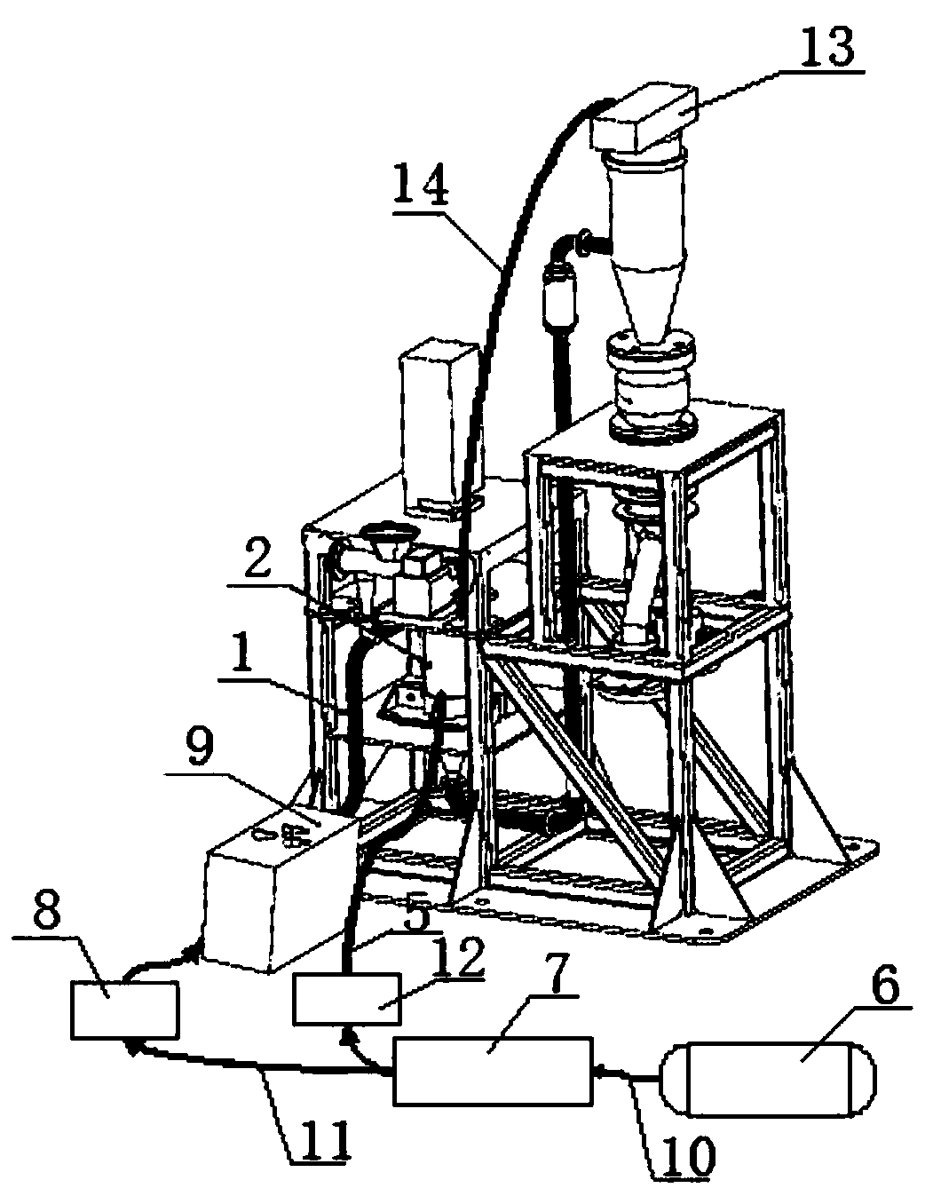 Coal sample pulverizing equipment