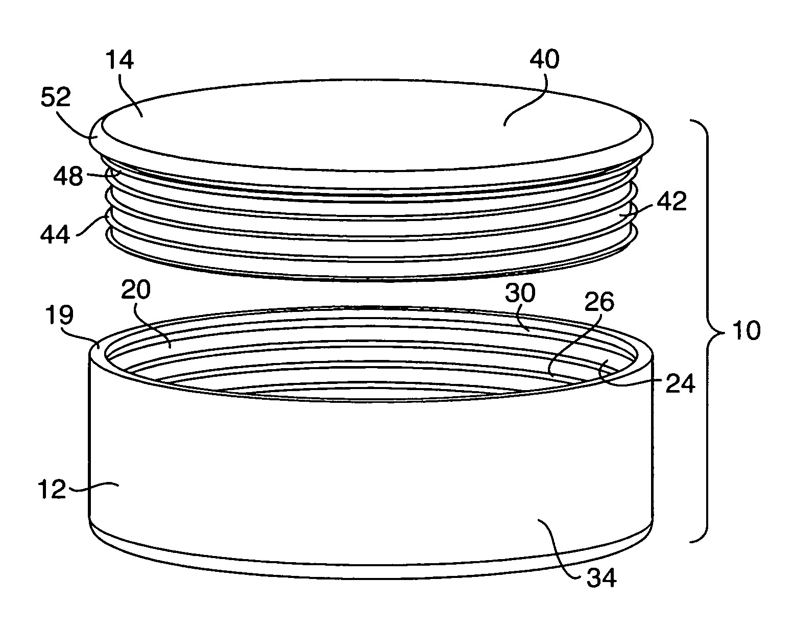 Storage container convertible to a closed object