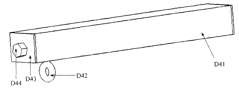 Single counterweight type automatic levelling spreader and using method thereof