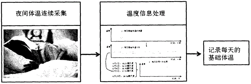 Method and device for continuously measuring temperature and analyzing basal body temperature and predicting the arrival of fever peak by using mobile terminal