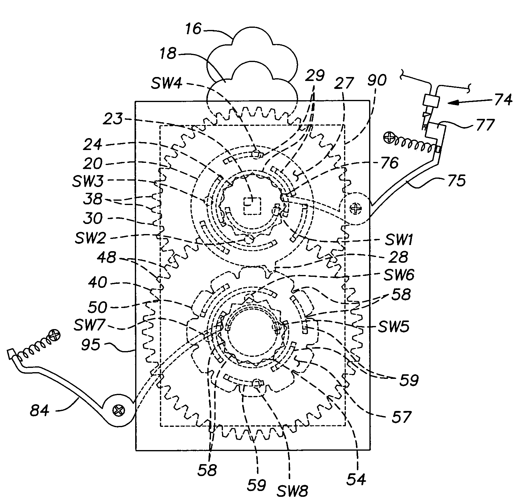 Device for teaching time