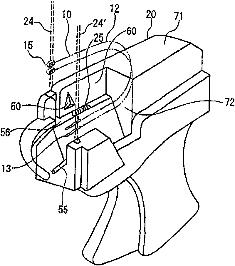 Circular pin combination device and circular pin ejection method