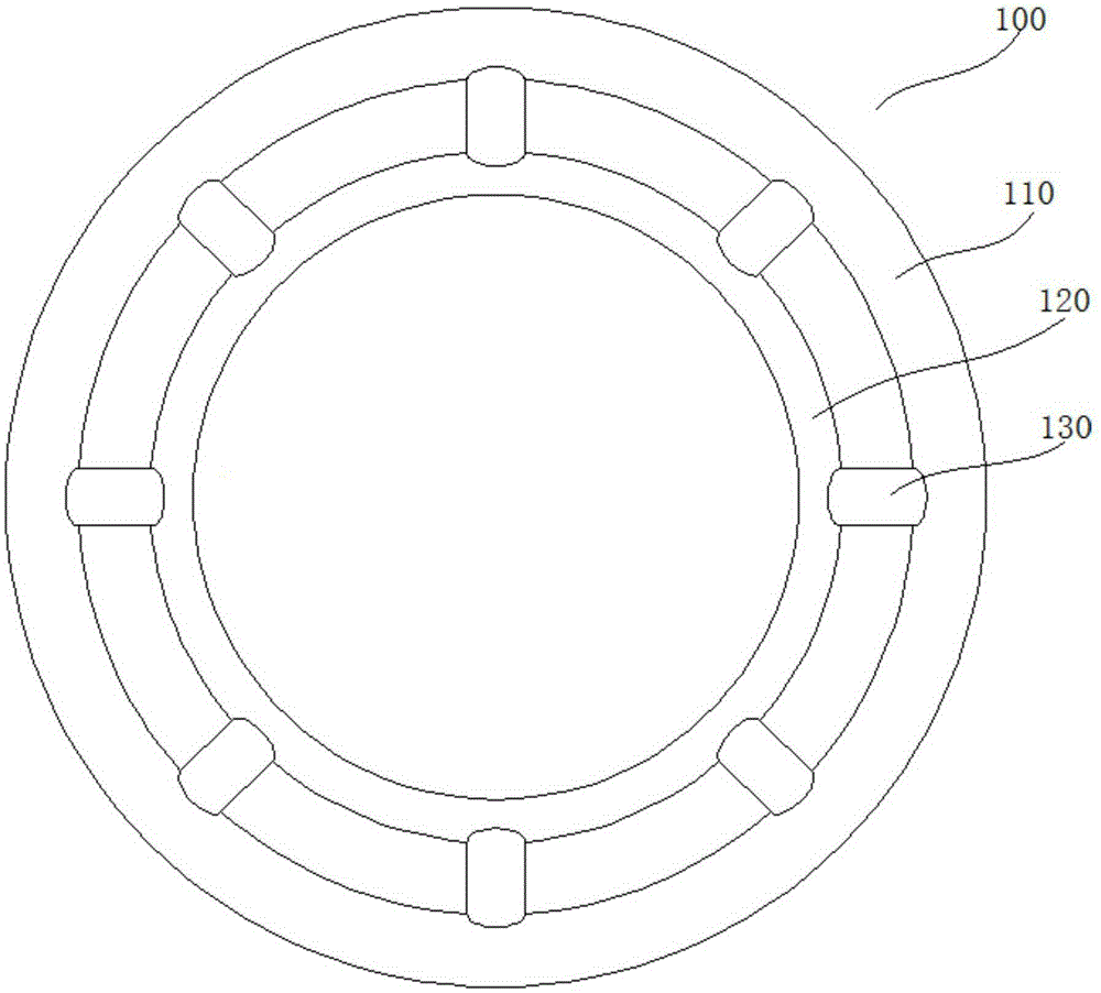 Storage device for collecting neodymium-iron-boron magnetic powder