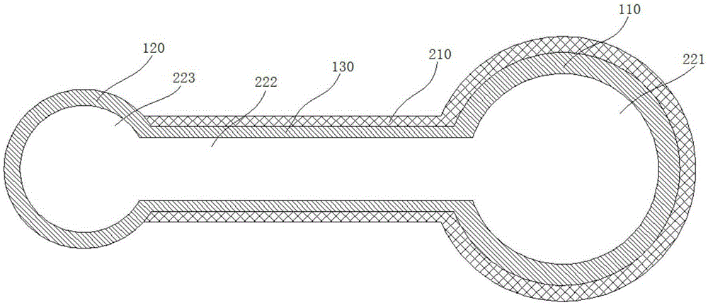 Storage device for collecting neodymium-iron-boron magnetic powder