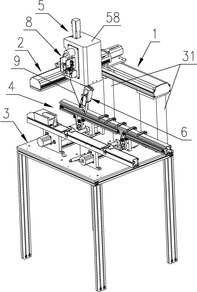 Cantilever type automatic tin soldering device