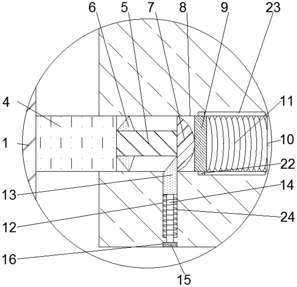 Isolating switch of inflatable switch cabinet