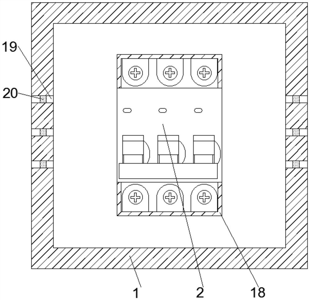 Isolating switch of inflatable switch cabinet