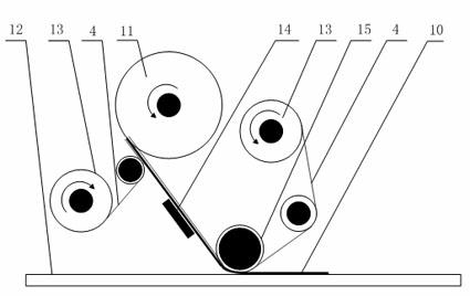 Automatic tape-laying forming method for composite material with hollowed-out structure