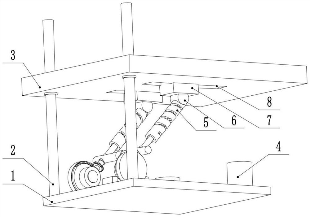 Construction platform for outdoor construction and indoor decoration