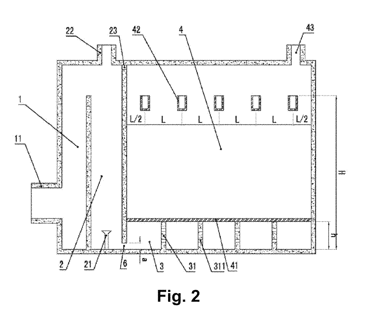 Ozone contact tank and ozone contact method