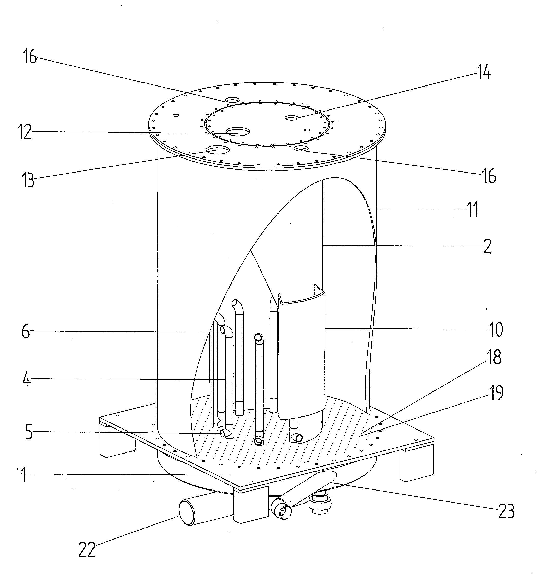 Apparatus and Process for the Pyrolysis of Agricultural Biomass