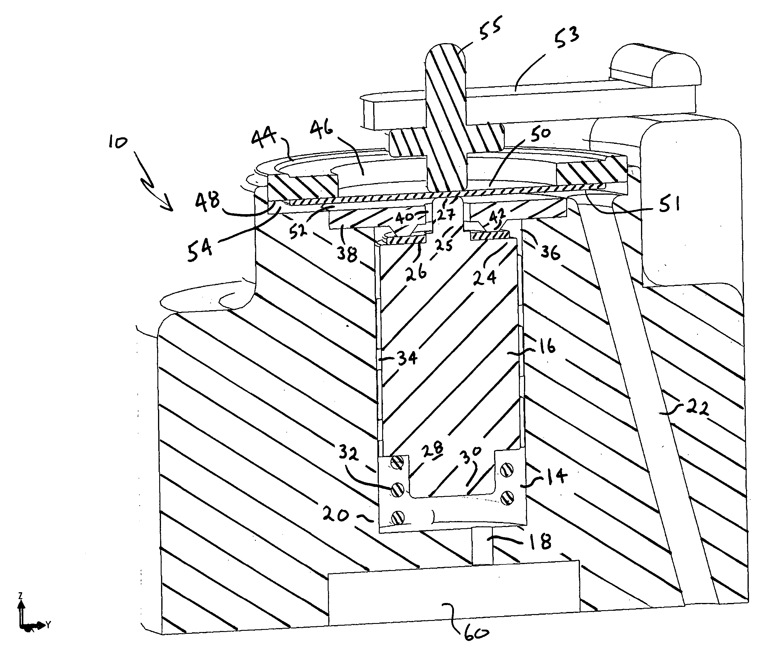 Dynamic hermetic barrier for use with implantable infusion pumps