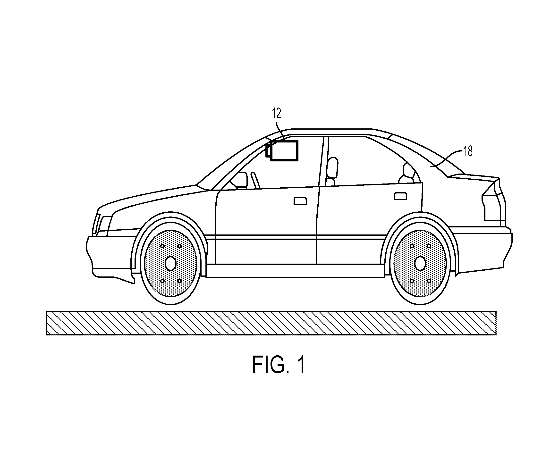 Road vertical contour detection using a stabilized coordinate frame