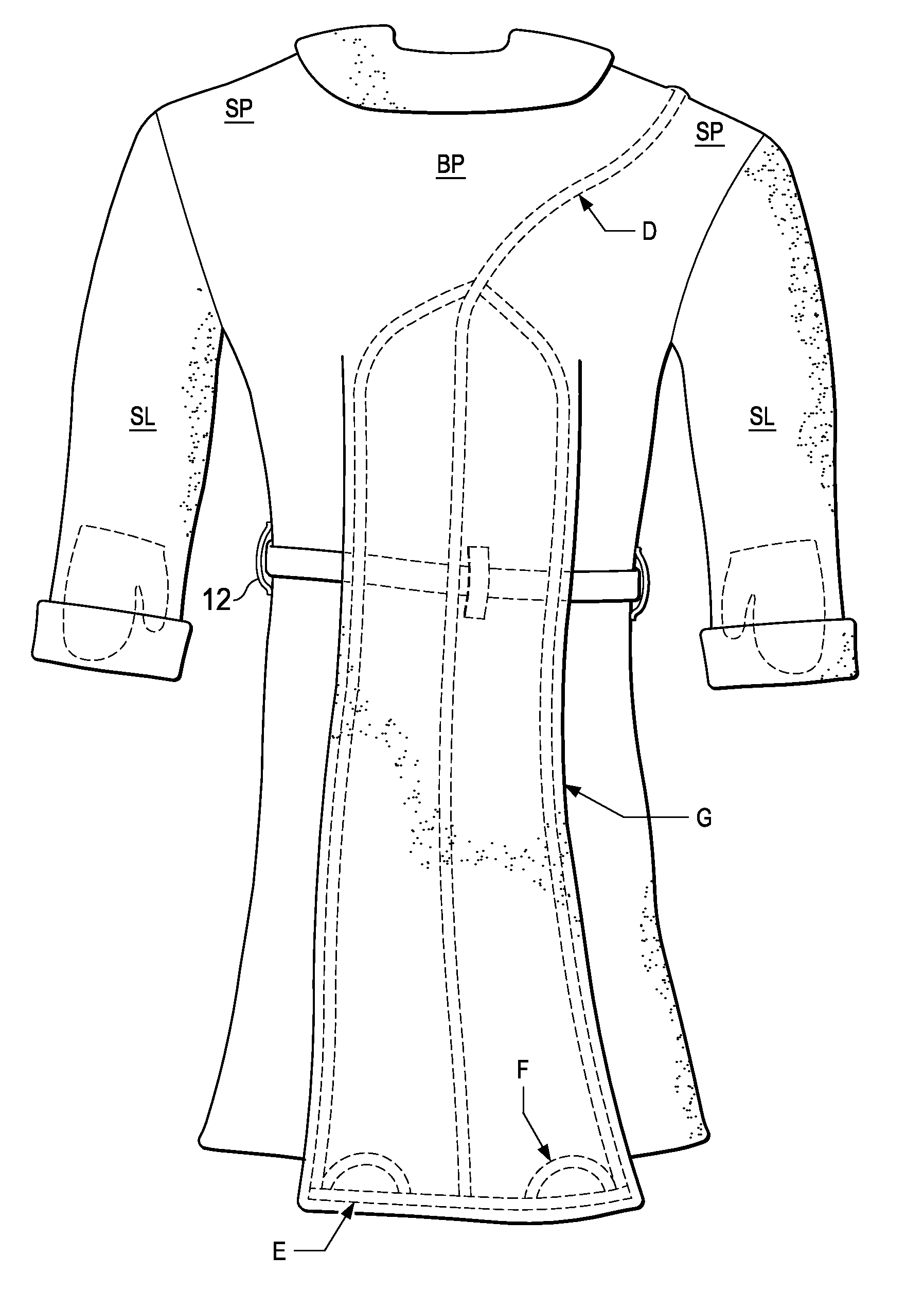 Enhanced access garment