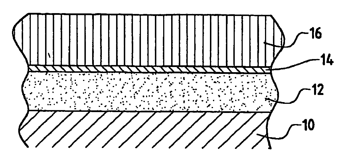 A method of forming a thermal protective coating on a super alloy metal substrate