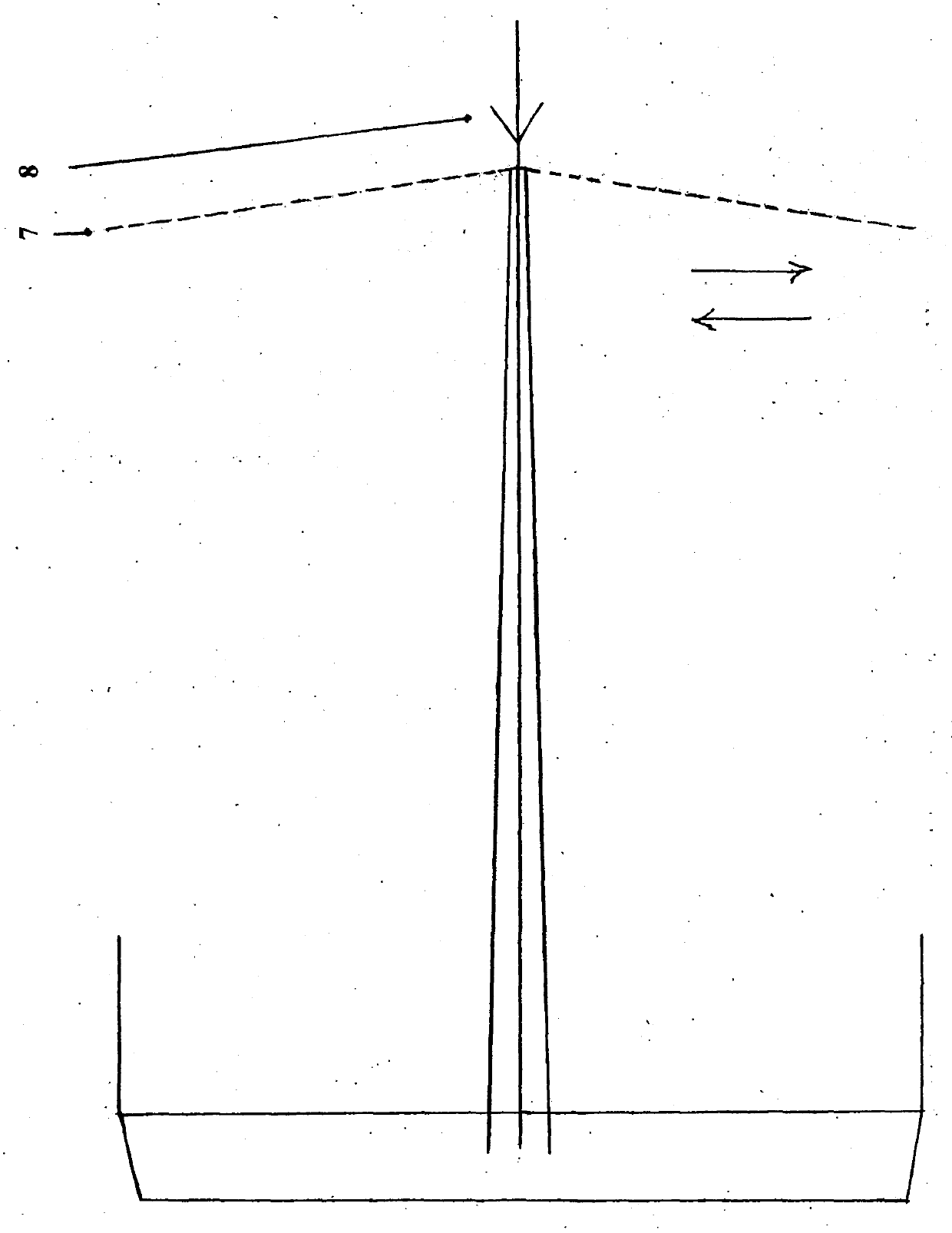 Main part with one side being extremely heavy, capable of changing between heavy state and light state and moving in fast and constant speed of sea and river overturning fast-turning motor main body