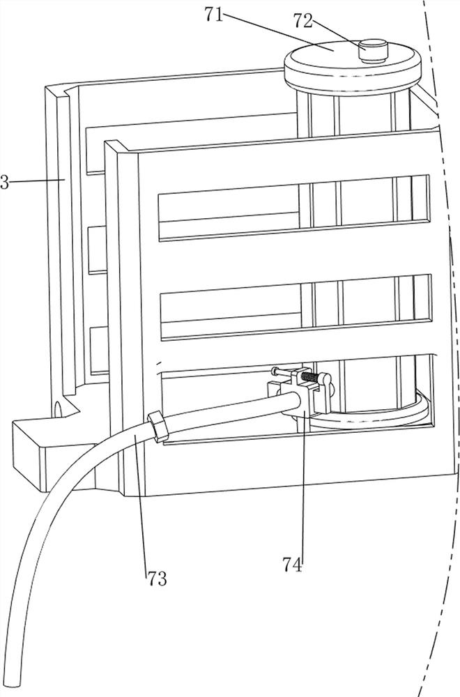 Municipal greening sapling planting device