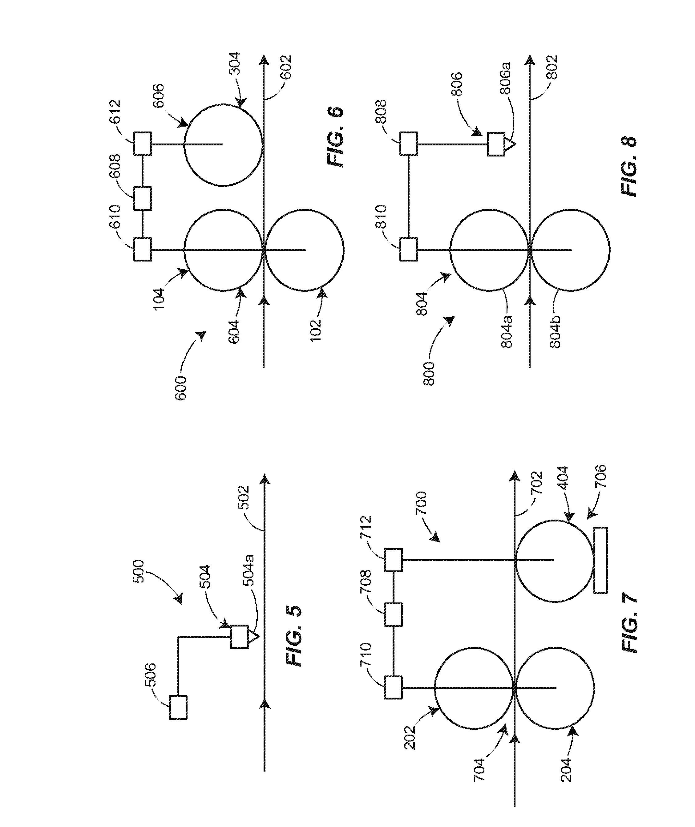 Apparatus for perforating a web material