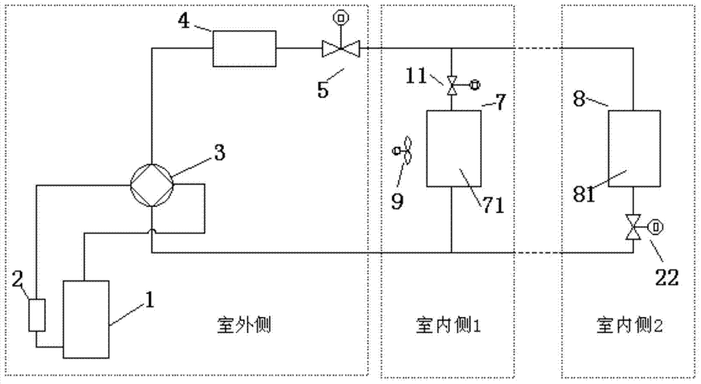 Air-conditioning system, air-conditioner and control method thereof