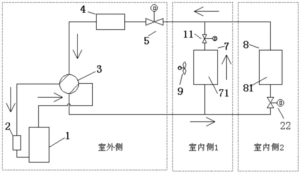 Air-conditioning system, air-conditioner and control method thereof