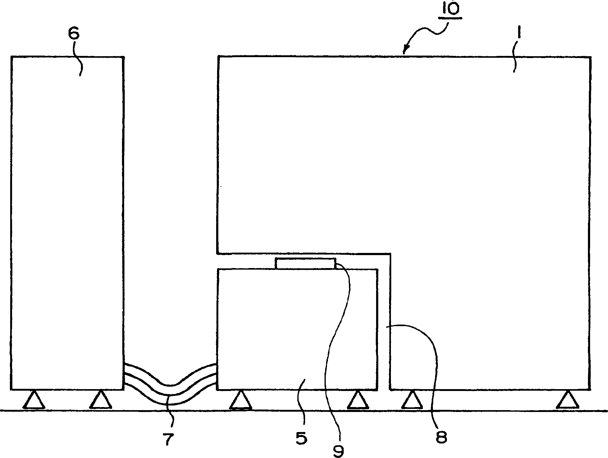 Pusher and electronic part-testing apparatus with the same