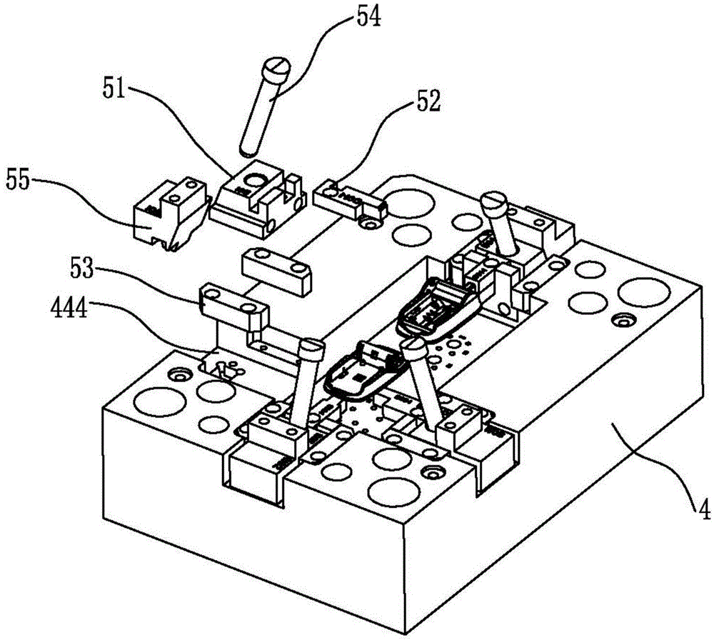 One-mold two-part injection mold