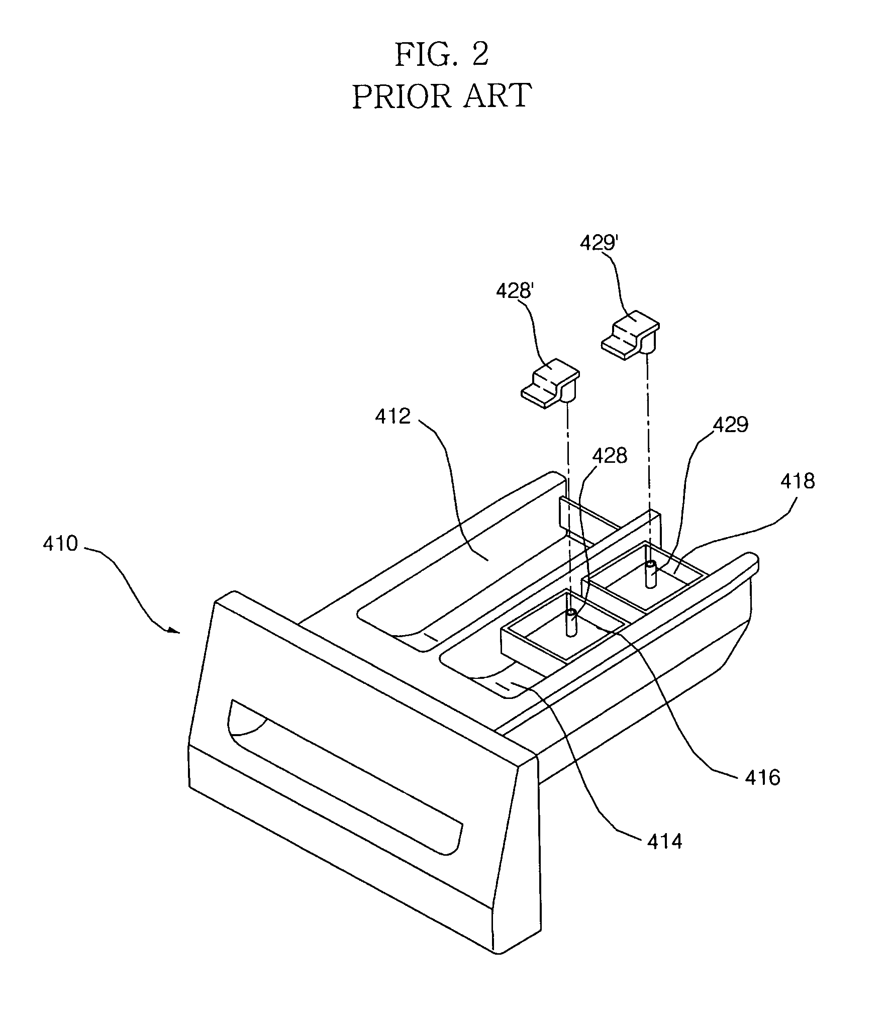 Detergent supplying apparatus of washing machine