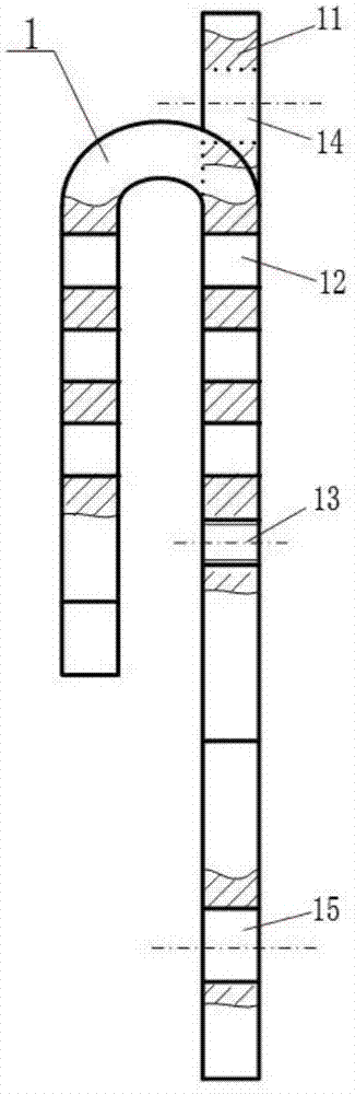 Suspension device and application method of equivalent salt deposit density insulator