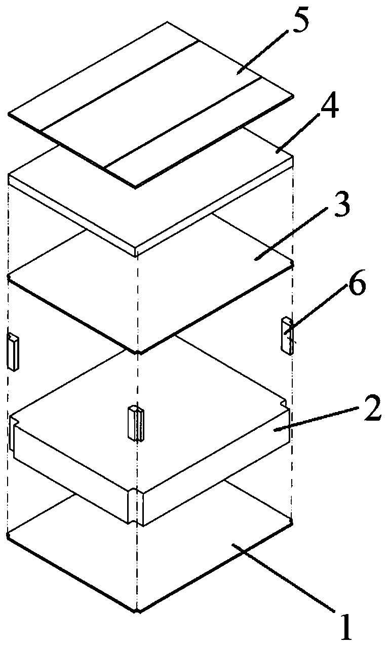 Split and current collecting interactive assembly manufacturing method for LNG marine polyurethane insulation box