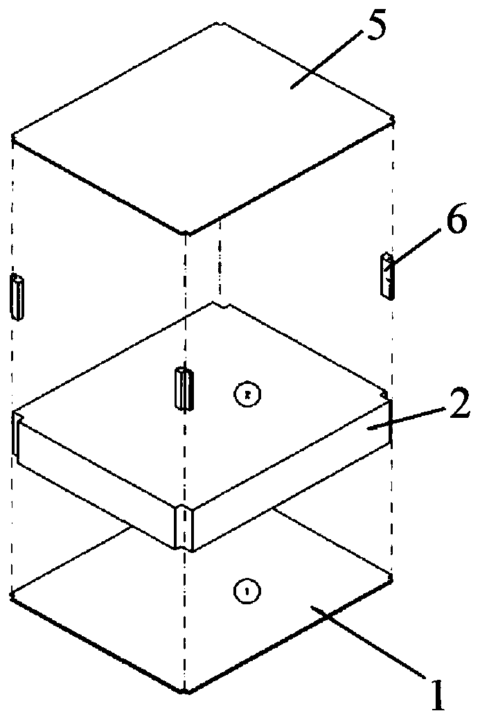 Split and current collecting interactive assembly manufacturing method for LNG marine polyurethane insulation box