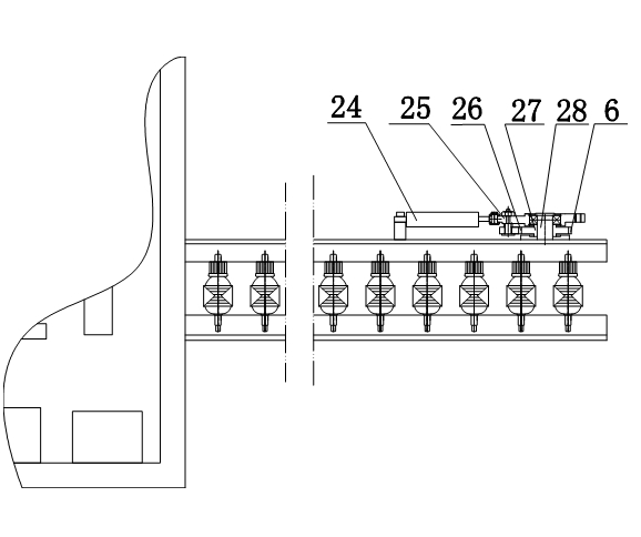 Automatic testing device with reverser motor rotor winding