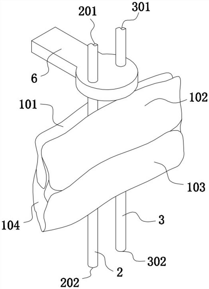 Air bag type testing fixture for air tightness of paper bag