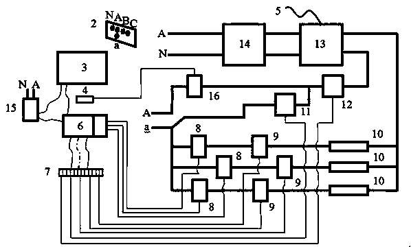 Intelligent testing device and testing method of RCD (Residual Current Operated Protective Device)