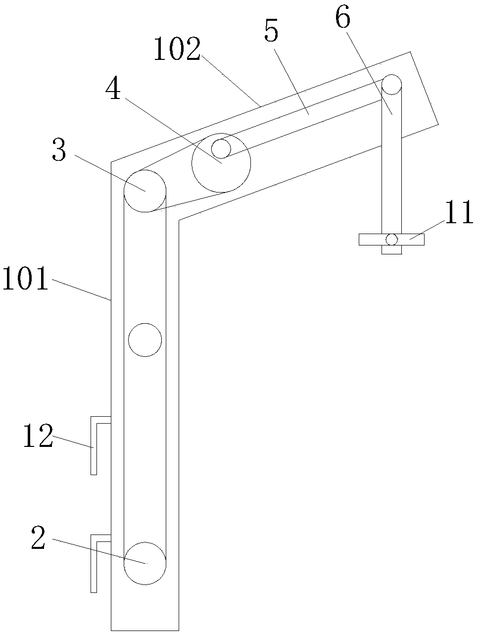 Cloth arrangement equipment for cloth