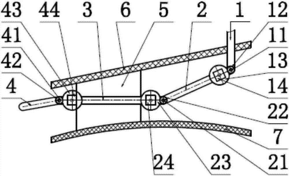 Three-degree-of-freedom serial high-frequency mechanical foot for humanoid robot