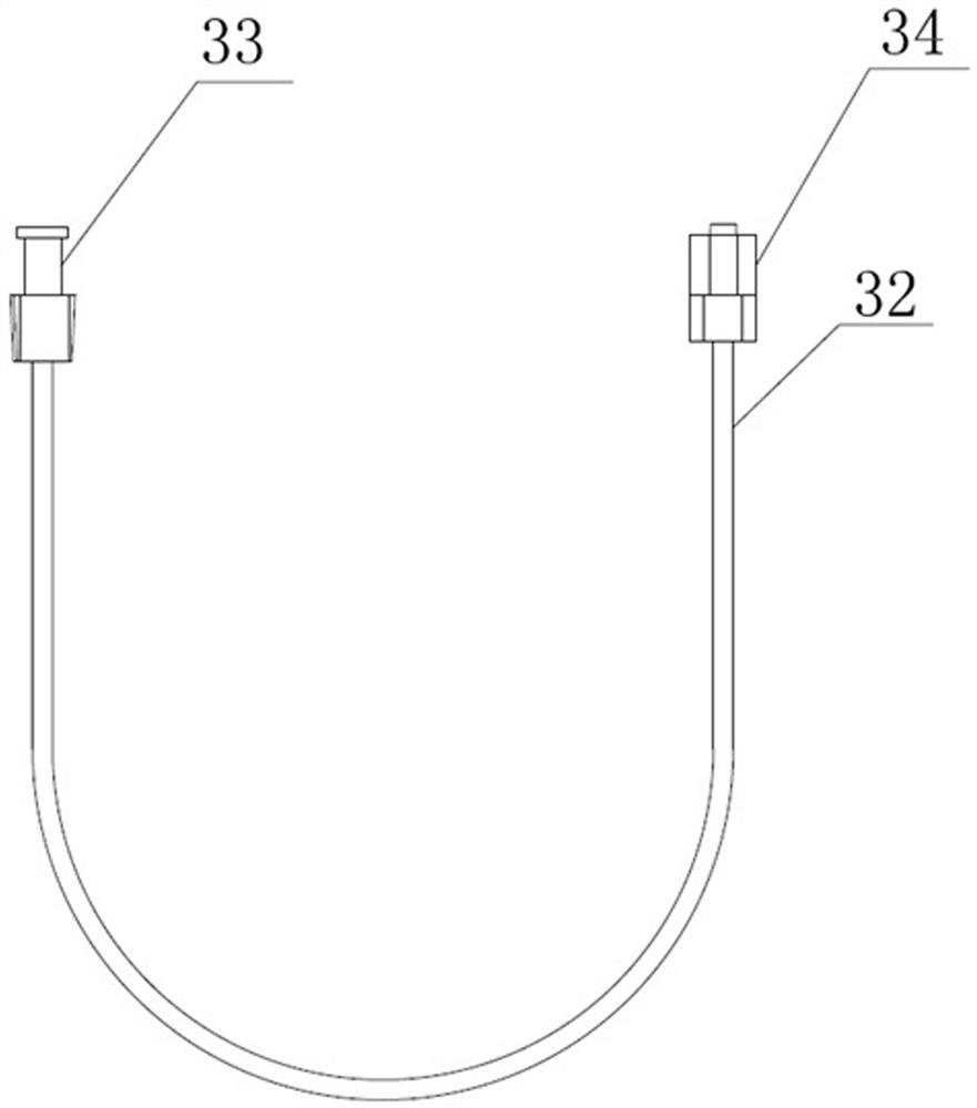 Connecting pipe air tightness detection device