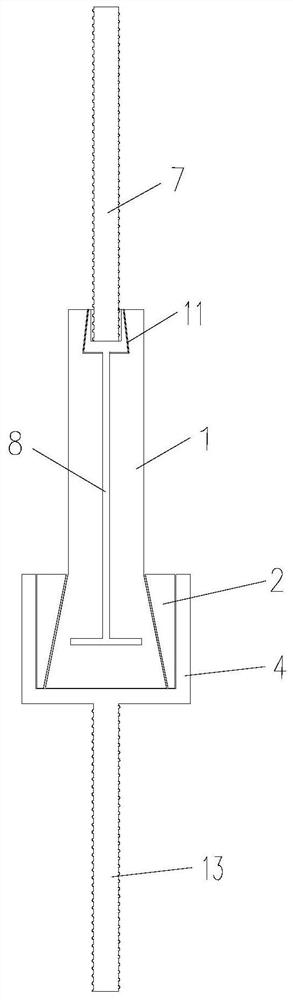 Asymmetric heat-proof bridge split bolt capable of reducing building energy consumption and mounting method