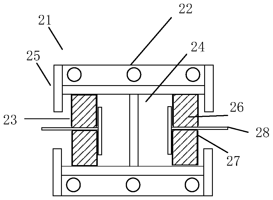 Laying device and method for impermeable films