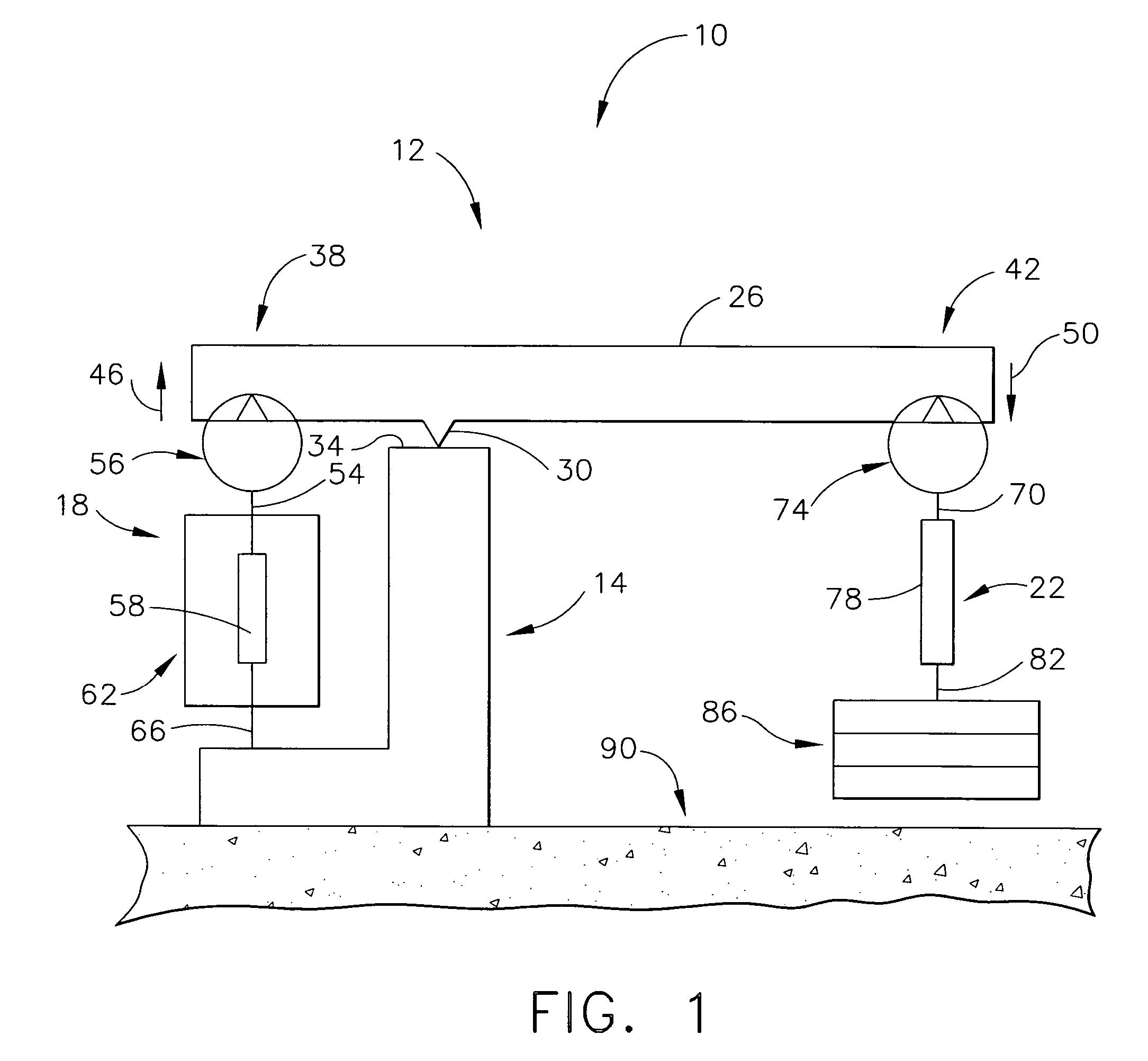 System, apparatus and method for testing under applied and reduced loads