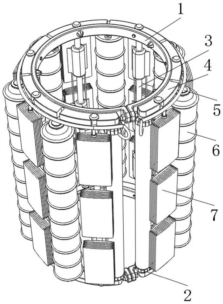 Protective pier for highway bridge and using method thereof