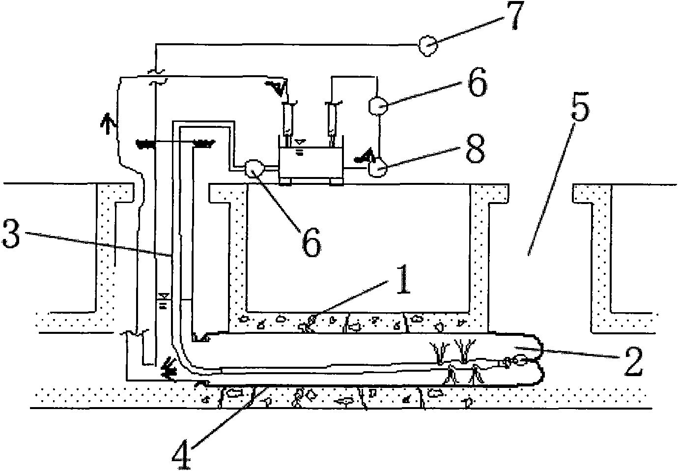 Underground pipeline excavation-restoration construction method of stage temperature-control field pipe-making