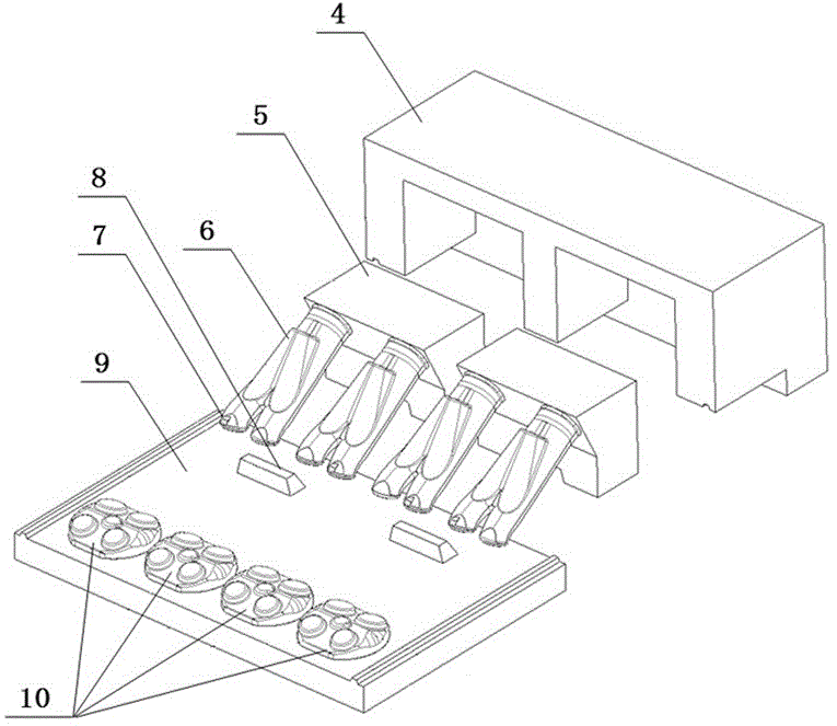 Cylinder cover with detecting and positioning steps and air passage detecting method