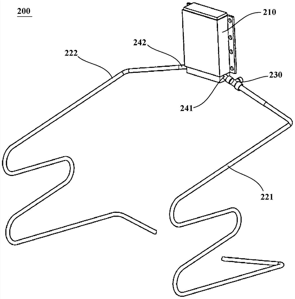 Heat exchange device and semiconductor refrigerator with heat exchange device