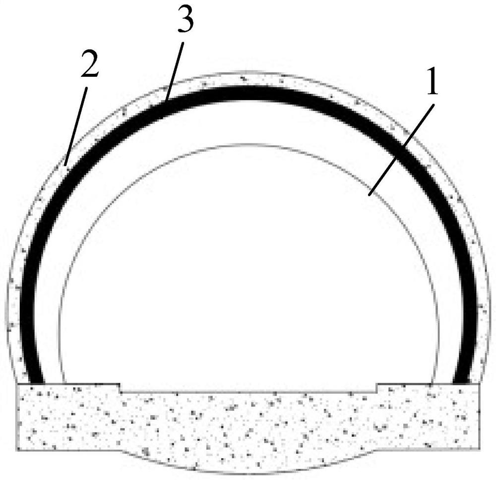 Expansion type tunnel device of high-speed railway tunnel portal and design method of expansion type tunnel device