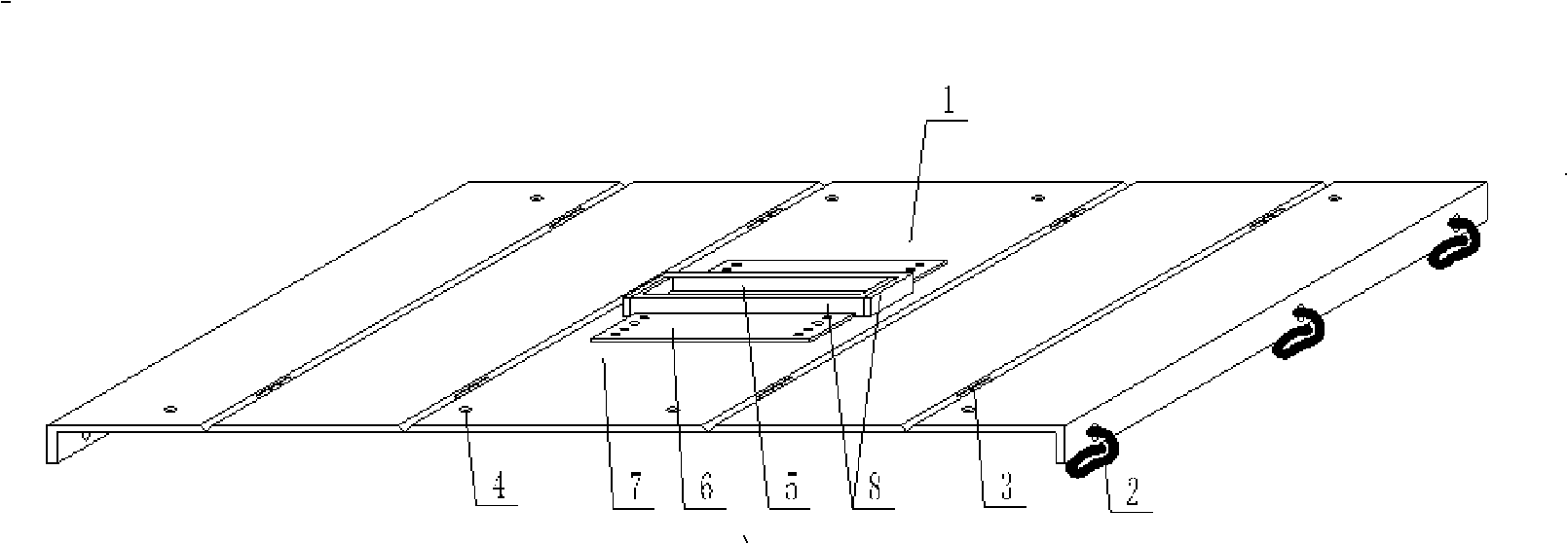 Polyhedron component molding mould